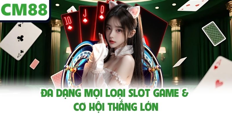 Đa dạng mọi loại slot game & cơ hội thắng lớn