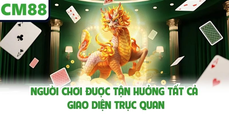Người chơi được tận hưởng tất cả giao diện trực quan